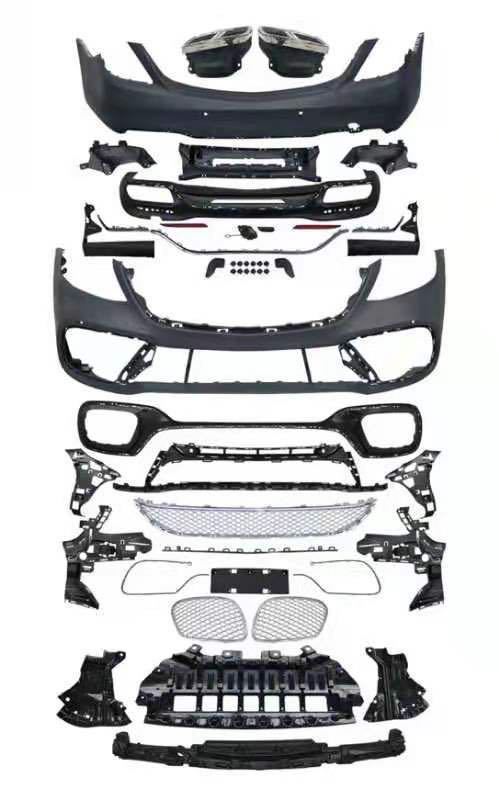  Benz W222 for previous term latter term look specification S65 AMG front rear bumper latter term look head light tail set 