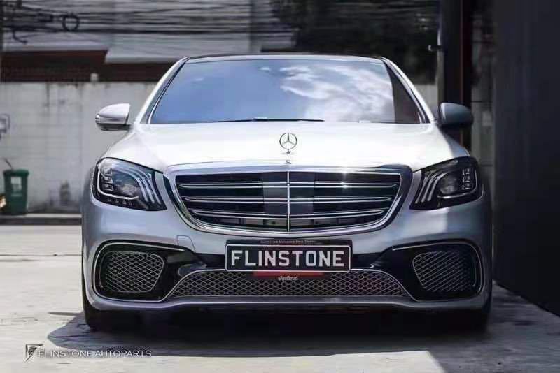  Benz W222 for previous term latter term look specification S65 AMG front rear bumper latter term look head light tail set 