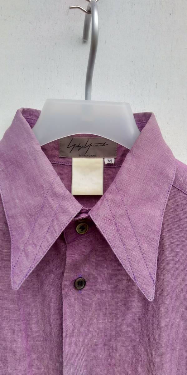 送料無料/新品】 ヨウジヤマモト Yohji Yamamoto 長袖シャツ Mサイズ