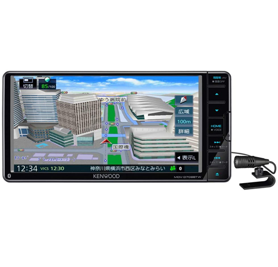 KENWOOD カーナビゲーション 彩速ナビ MDV-D708BTW | monsterdog.com.br