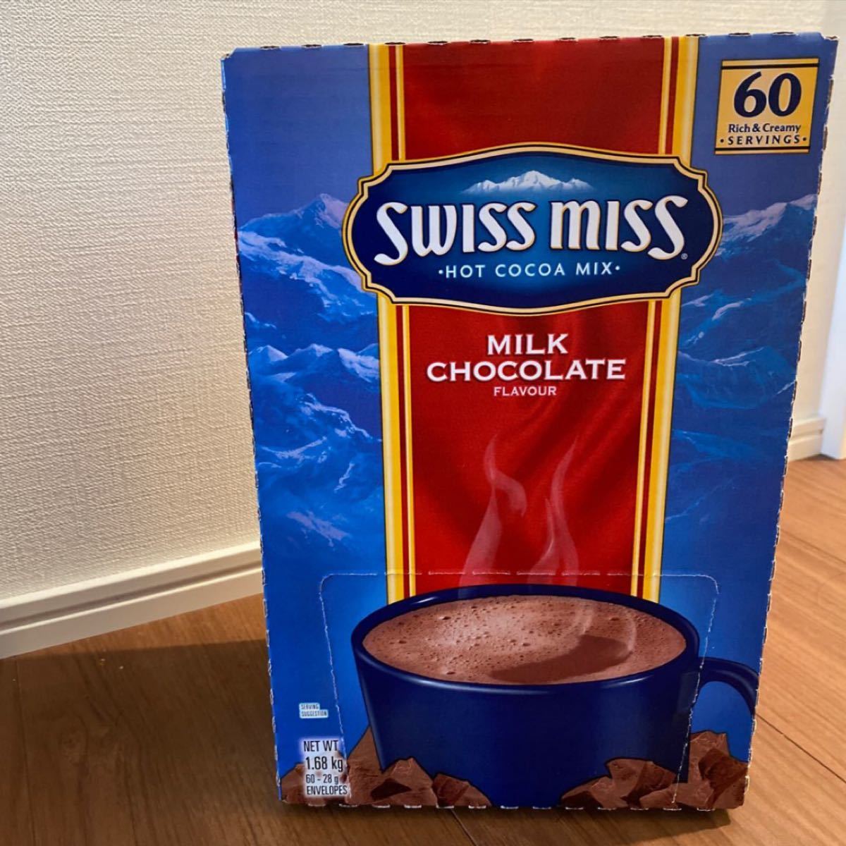 未開封　大容量　スイスミス ミルクチョコレートココア  60袋 
