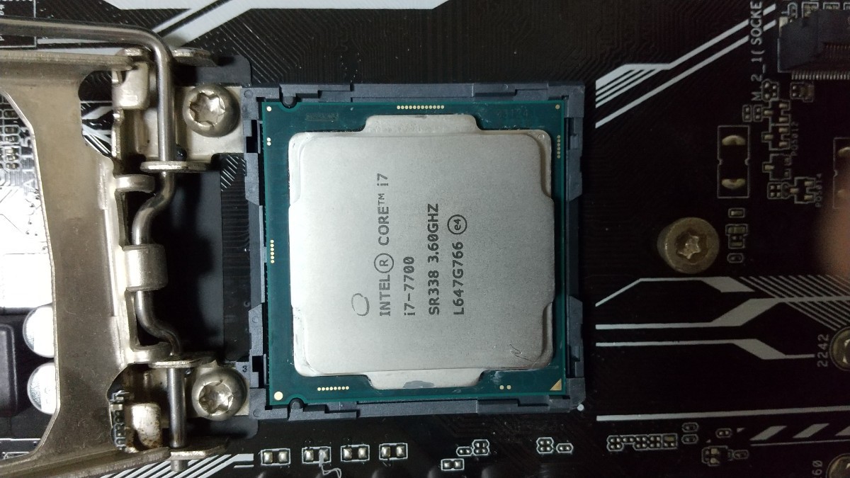 (再値下げしました)microATXマザーボード&CPU ASUS B250M-A Core i7 7700