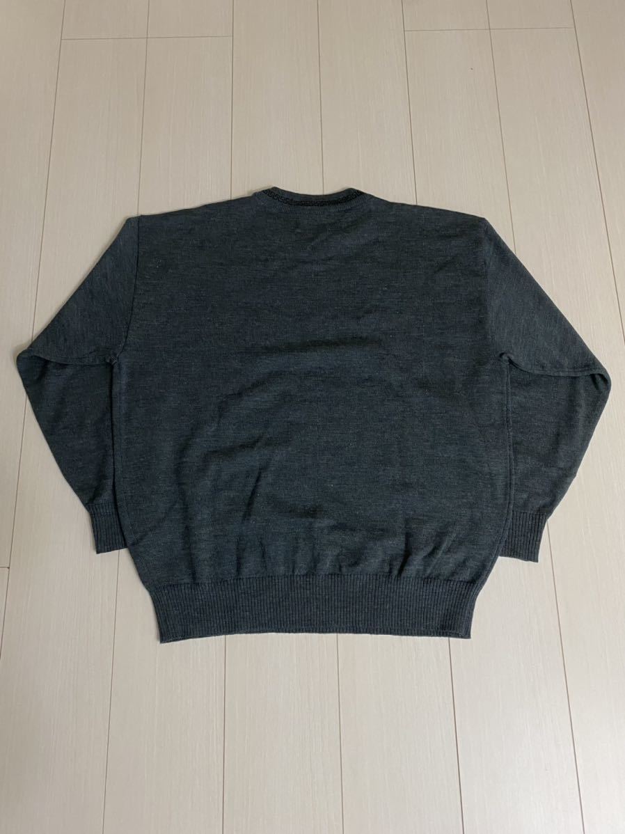 Versace 90s 刺繍ニット ヴェルサーチ メデューサ クルーネック クルー