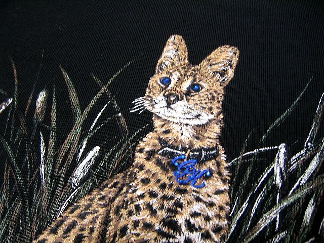  Italiya GK животное рисунок Stone имеющий вязаный свитер .chi-ta- Leopard 
