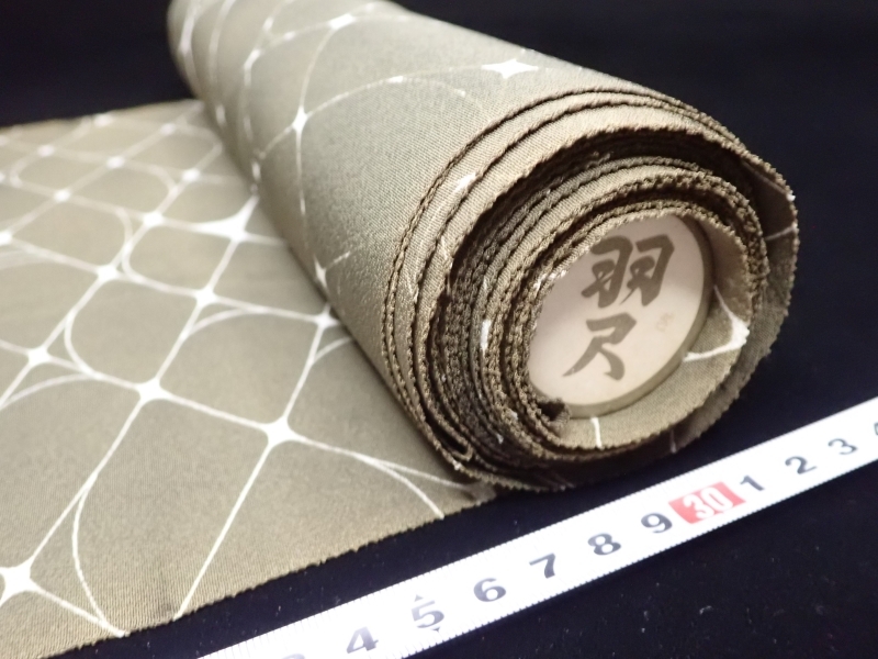 E723　反物/生地　羽尺　丹後ちりめん　縮緬　正絹　和装着物　Japanese Kimono　Silk fabric_画像8