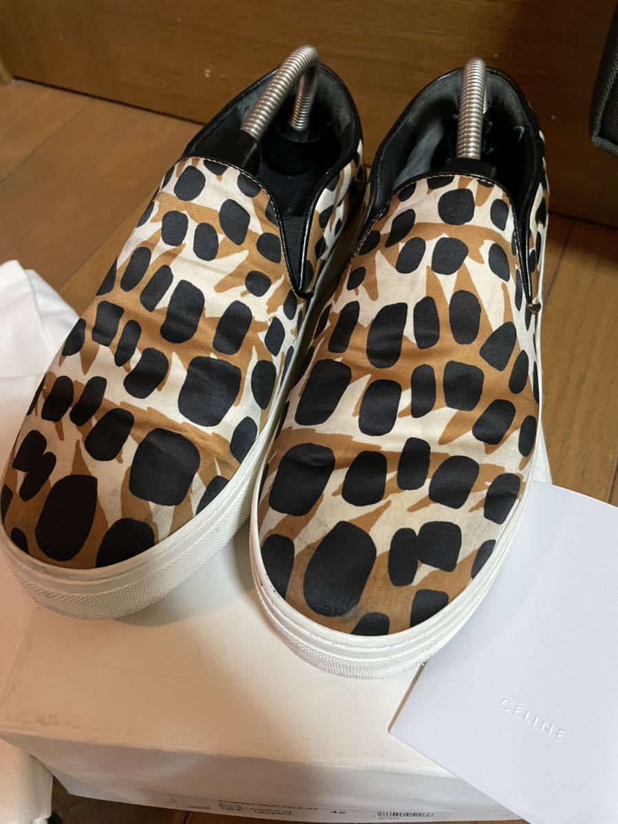 CELINE セリーヌ スリッポン スニーカー 美品 | bioimune.com.br