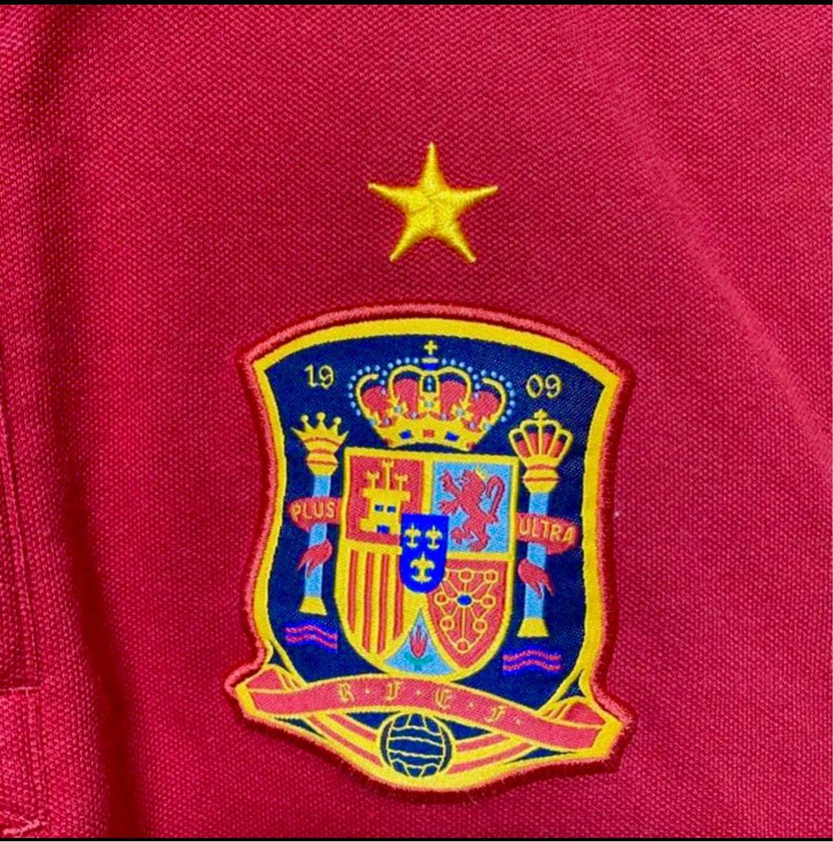 adidas スペイン代表 サッカー ポロシャツの画像5