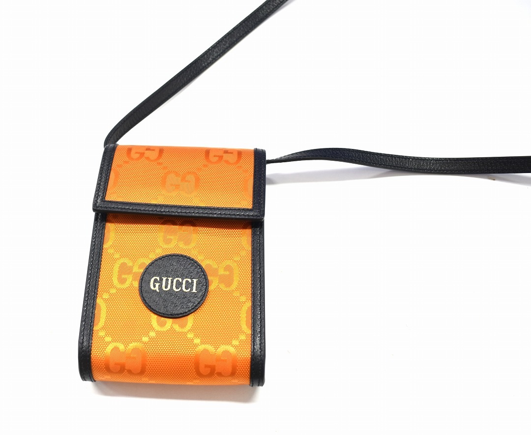 GUCCI (グッチ) OFF THE GRID GGキャンバス ECONYL クロスボディバッグ
