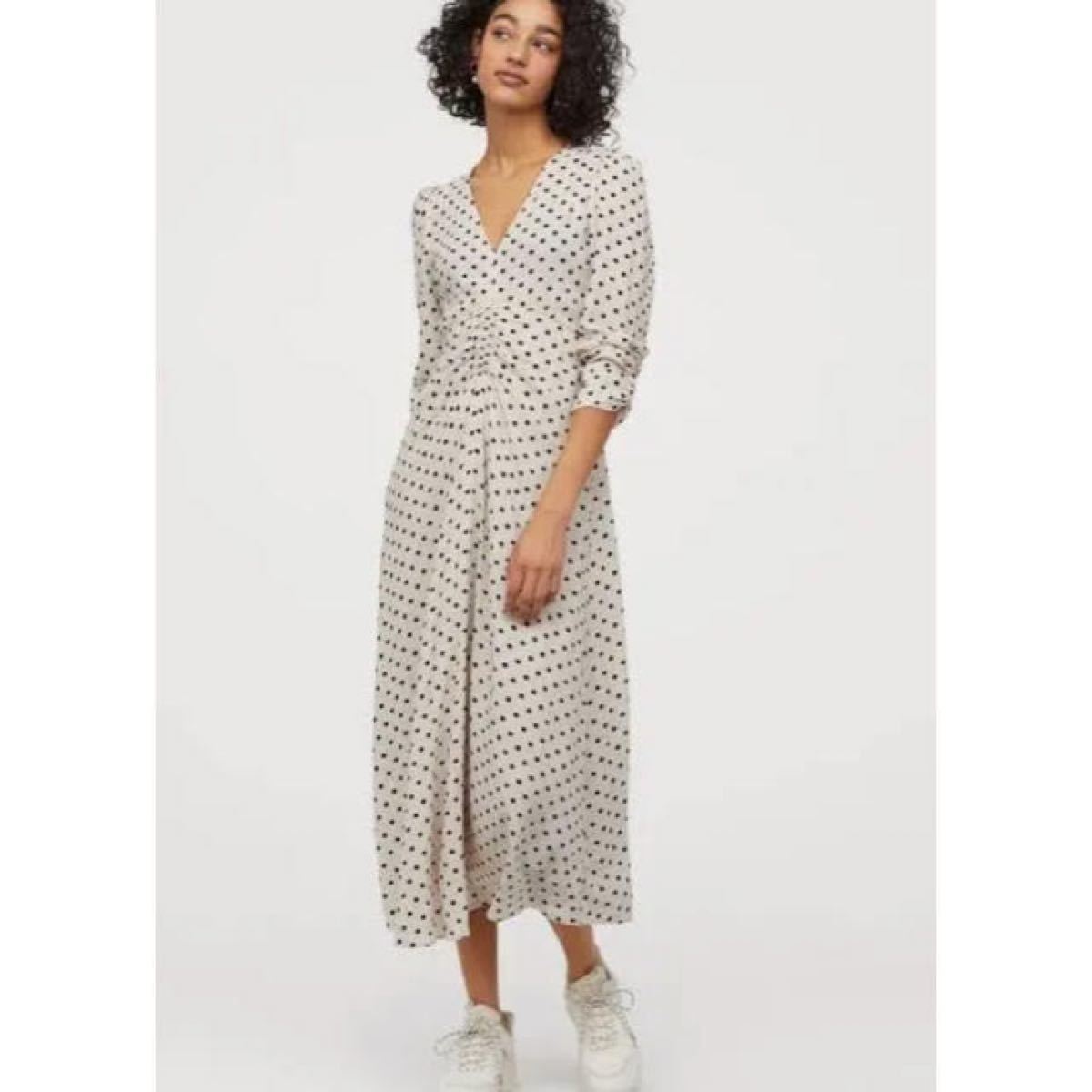 Paypayフリマ H M 完売 ドットロングワンピース Paypayフリマ H M 完売 ドットロングワンピース