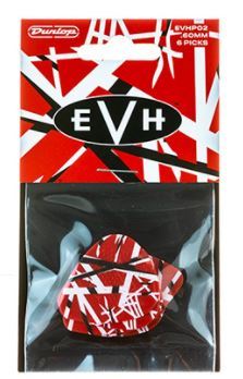 [ new goods ]Jim Dunlop( Jim Dunlop ) / EVH MAX-GRIP PICKS( Max grip )0.60mm EVHP02 6 pieces set 