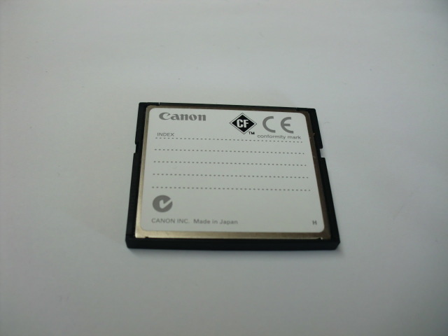 Canon　コンパクトフラッシュ　8MB　メガバイト　Compact Flash　フォーマット済み　送料63円～　CFカード_画像2