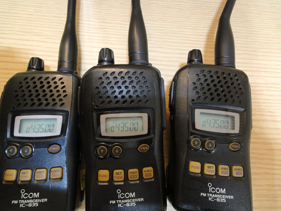 アイコム/ICOM アマチュア 無線 IC-S35 トランシーバー 3個セット 430～440MHz マイク HM-177L 札幌市 中央区_画像5