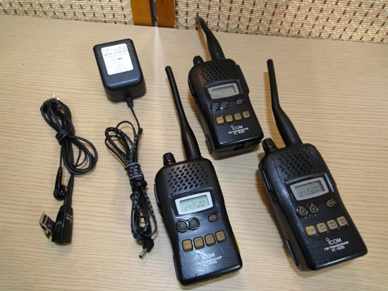 アイコム/ICOM アマチュア 無線 IC-S35 トランシーバー 3個セット 430～440MHz マイク HM-177L 札幌市 中央区_画像1
