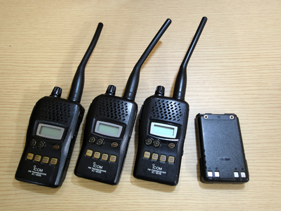  Icom amateur radio IC-S35 transceiver body 3 piece set 430~440MHz battery 1 piece sharing equipped ICOM Sapporo city Chuo-ku 