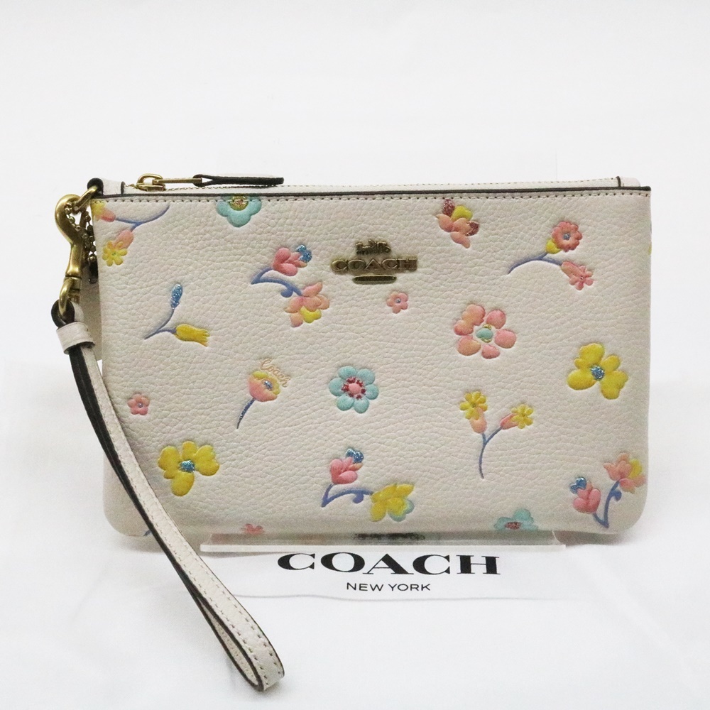 COACH コーチ スモール リストレット ウォーターカラー フローラル