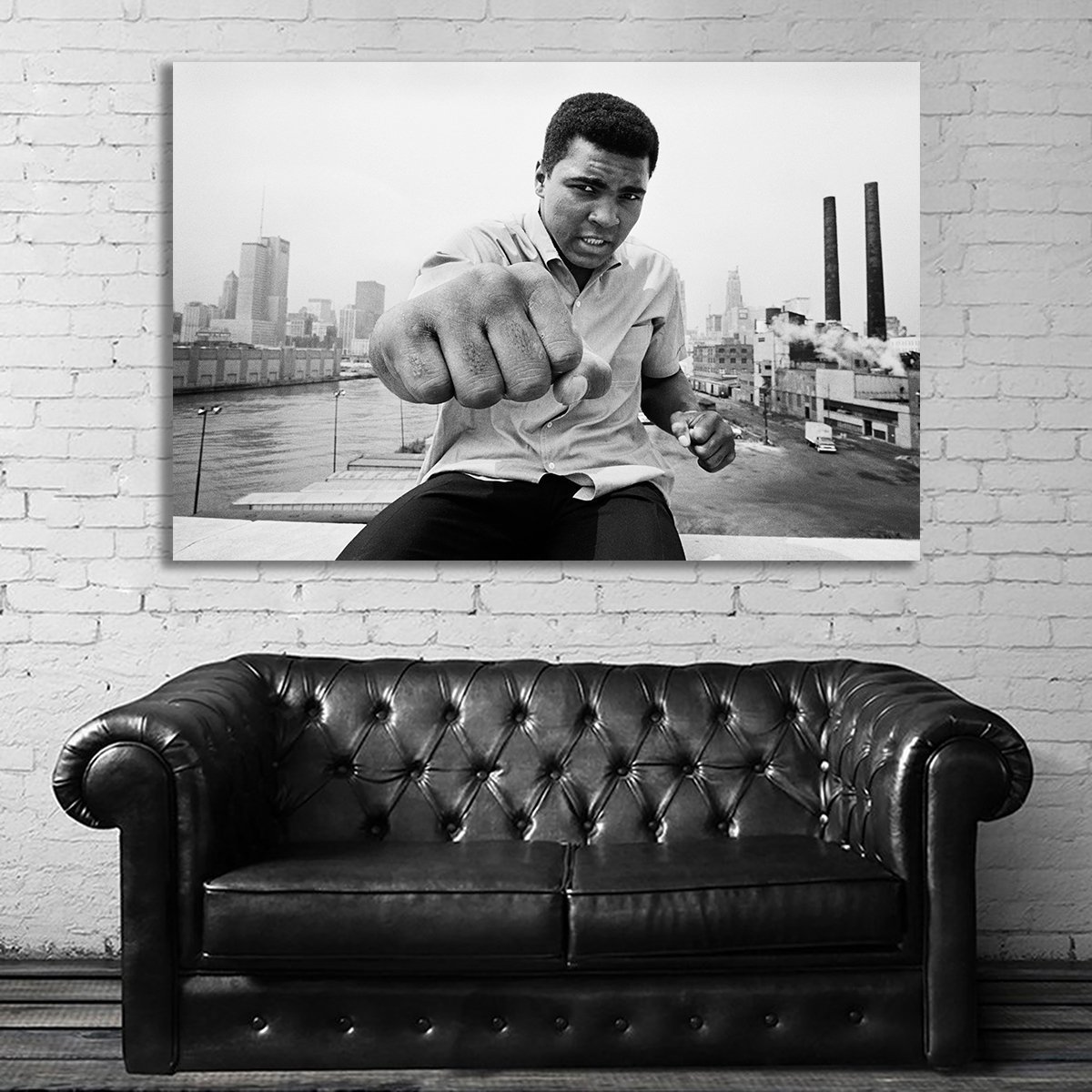 全国で中古品 モハメド・アリ Muhammad Ali 特大 ポスター 150x100cm