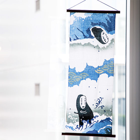 新品　千と千尋の神隠し　カオナシ　海原　本染め手拭い 　手ぬぐい　日本製　タオル_画像3