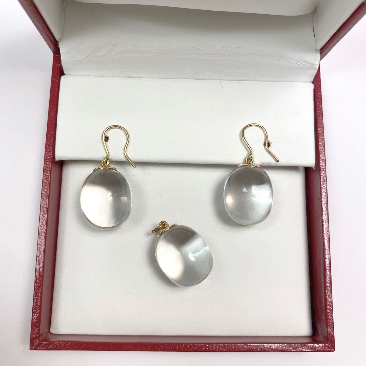 Baccarat バカラ K18 タンタシオン ピアス ネックレストップ Baccarat バカラ K18 タンタシオン ピアス ネックレストップ
