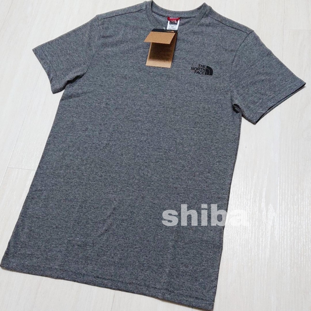 THE NORTH FACE ノースフェイス　tシャツ 半袖 灰色 グレー シンプルドーム simple dome 海外Lサイズ