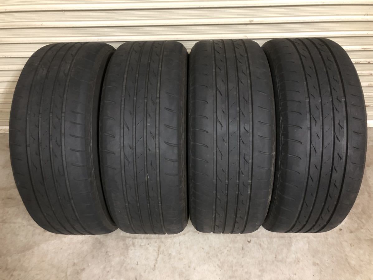 フォレスター XV等 スバル車 225/55 R17 97V BRIDGESTONE NEXTRY HRSホイール 17×7JJ ET45 5穴 マットブラック 4本組_画像8