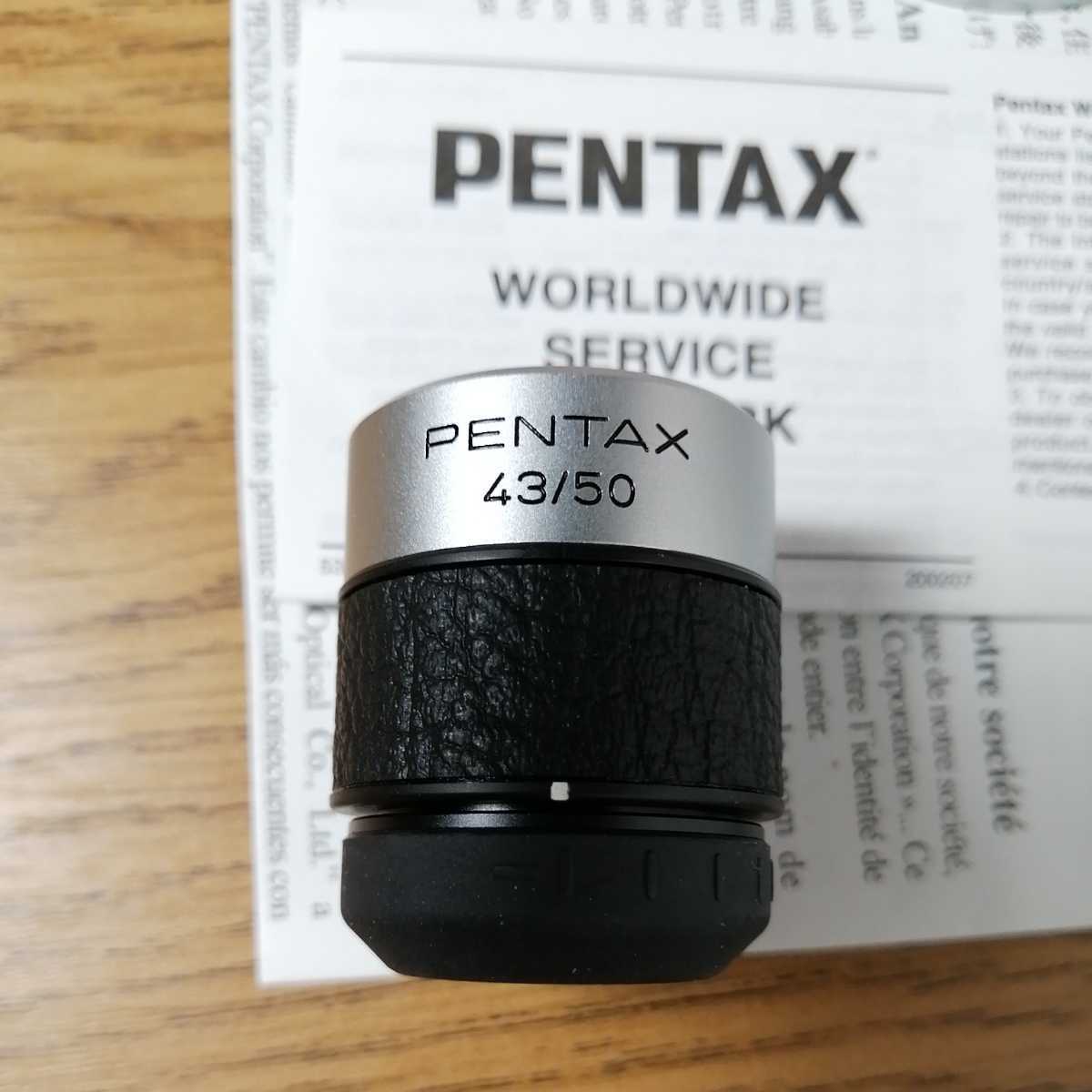美品 PENTAX ペンタックス SMC PENTAX-L 43mm F1 9 Special 付属 美品 PENTAX ペンタックス SMC PENTAX-L 43mm F1 9 Special 付属