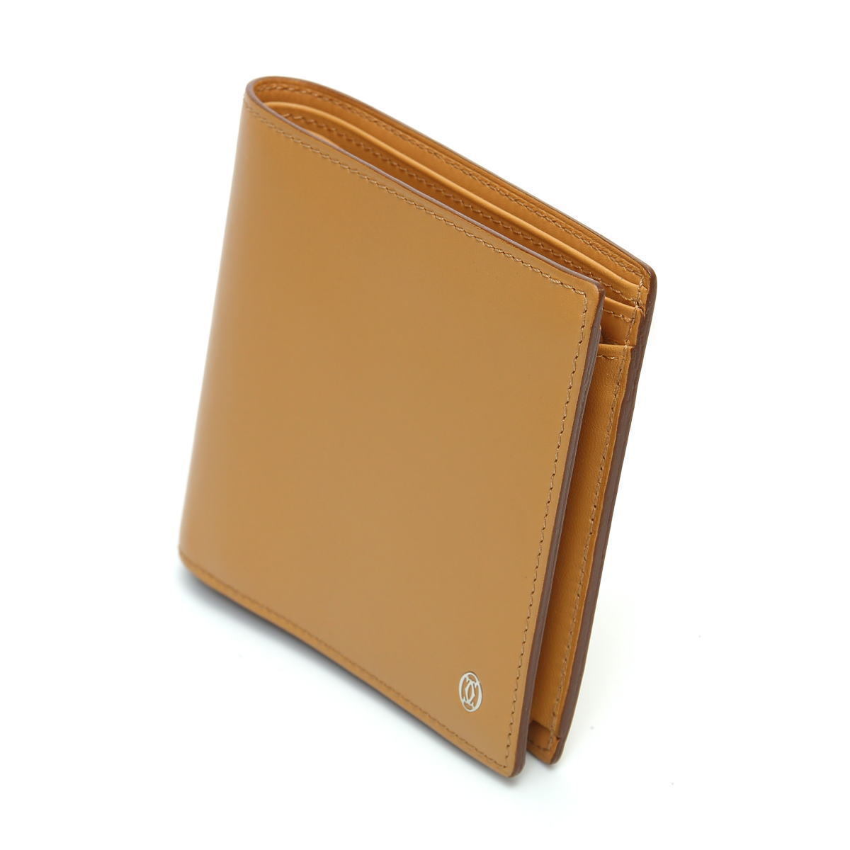 Cartier カルティエ パシャ 二つ折り財布 CRL3000972 カーフ ベージュ