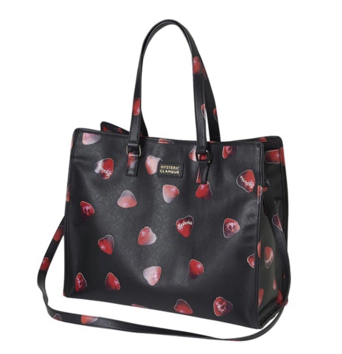 完売 HYSTERIC GLAMOUR/スカルベリー柄2WAY トートバッグ 未開封 完売 HYSTERIC GLAMOUR/スカルベリー柄2WAY トートバッグ 未開封