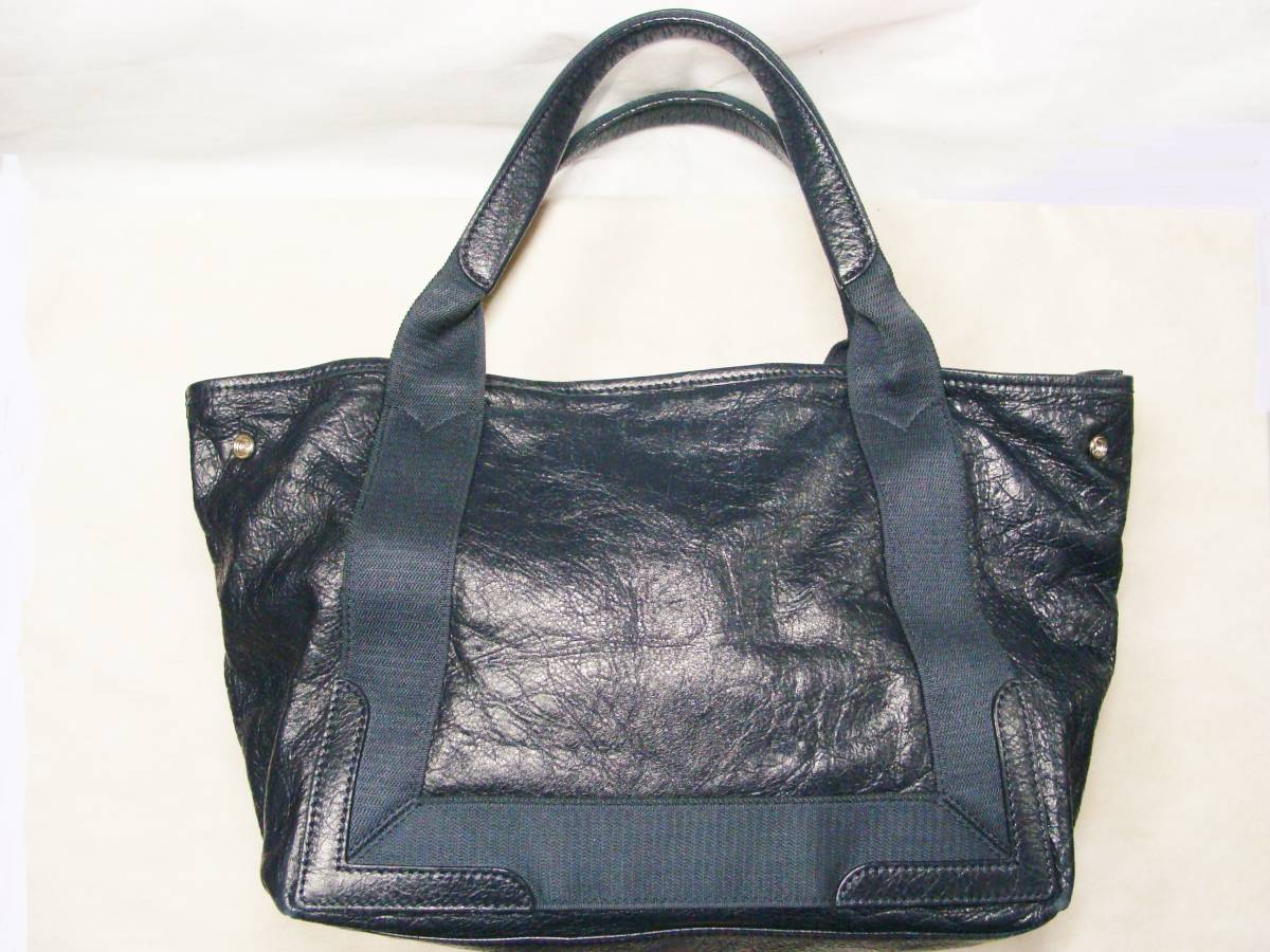 BALENCIAGA バレンシアガ ◇ 339933 オール レザー 皮 革 皺 加工