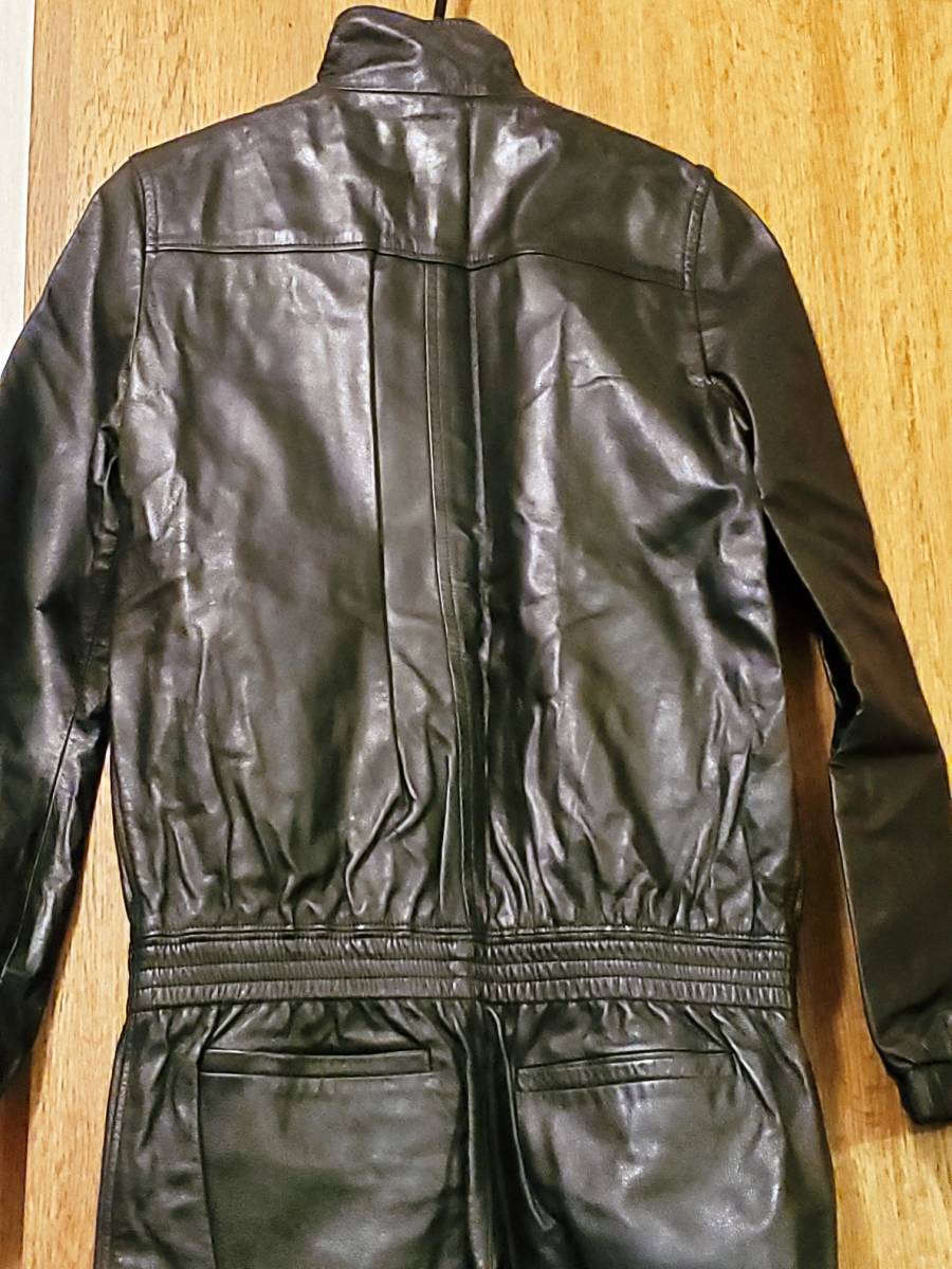 ヤフオク! - 未使用/g.v.g.v/レザージャンプスーツ/レザーキ...