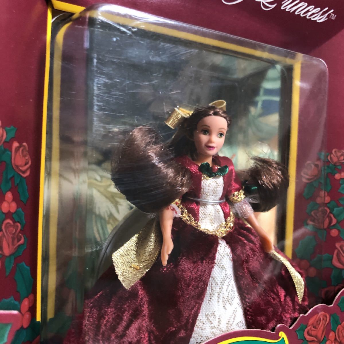 ディズニー　美女と野獣　ベル　マテル社　コレクションドール　ベルの素敵なクリスマス　お人形