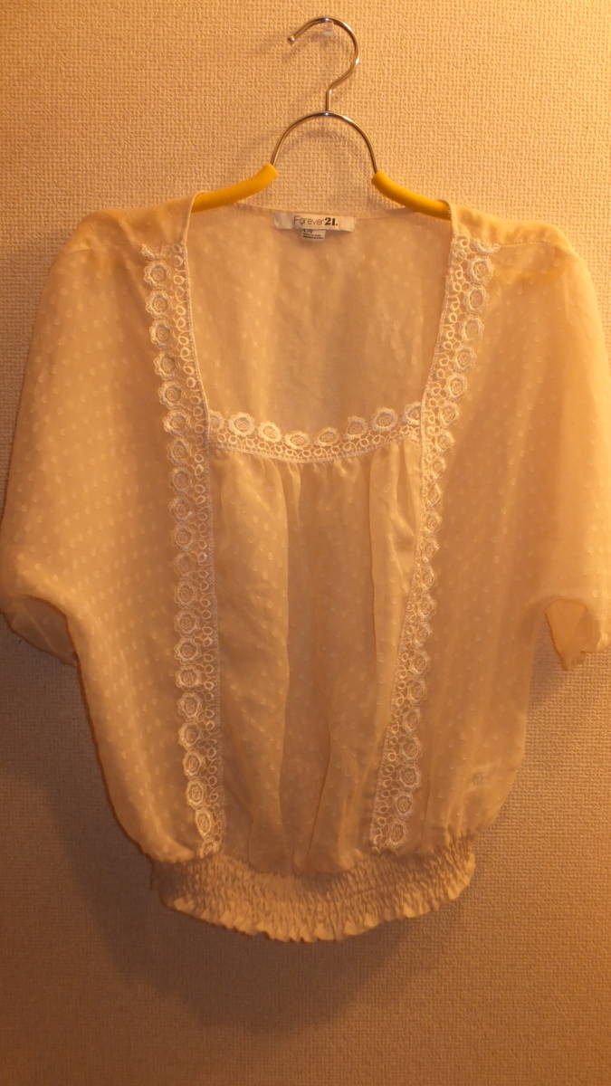 ★FOREVER21★Ladies tops Size L フォーエバー21 レディーストップスサイズL　USED IN JAPAN