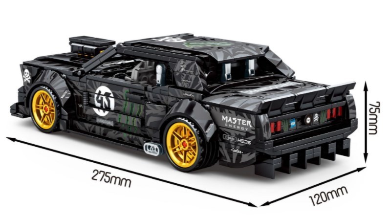 スーパーカー　マスタング ブロック ミニフィグ レゴ 互換 LEGO 互換 テクニック フィギュア 828pcs 2108061b_画像5