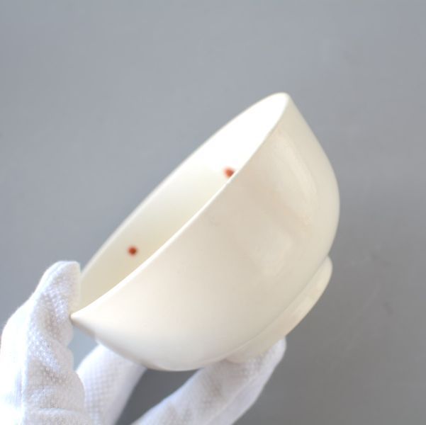  rice tea cup rice bowl flower . red dot hand ..ch070
