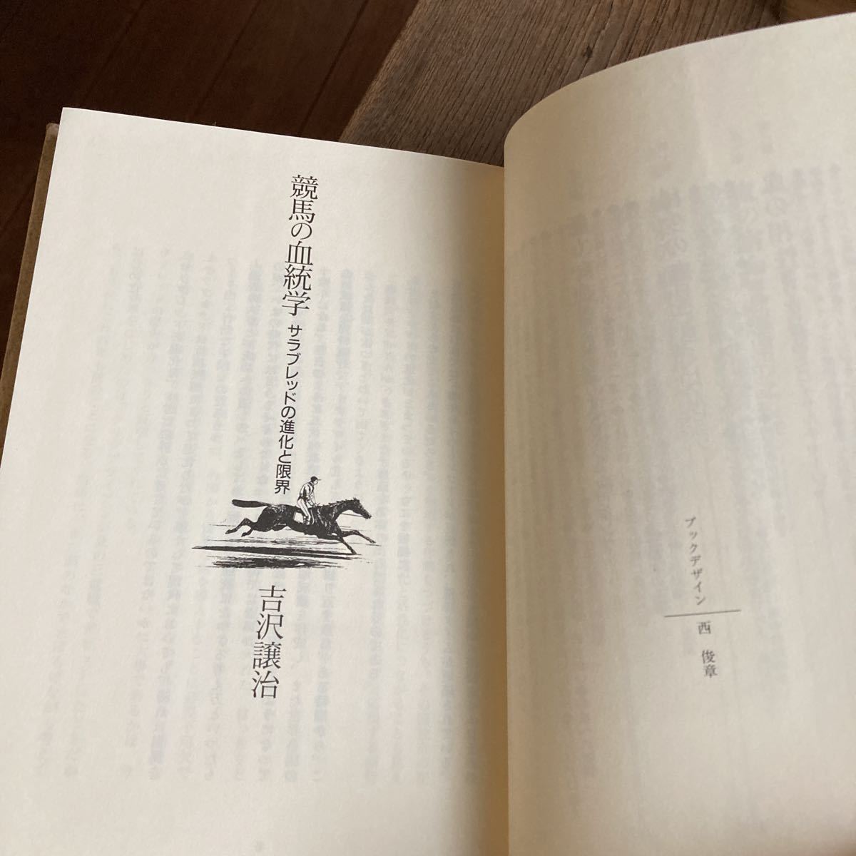 受賞作 競馬の血統学 吉沢譲治 1997年 4刷 帯付き 競馬 馬 研究書 クリックポスト_画像6