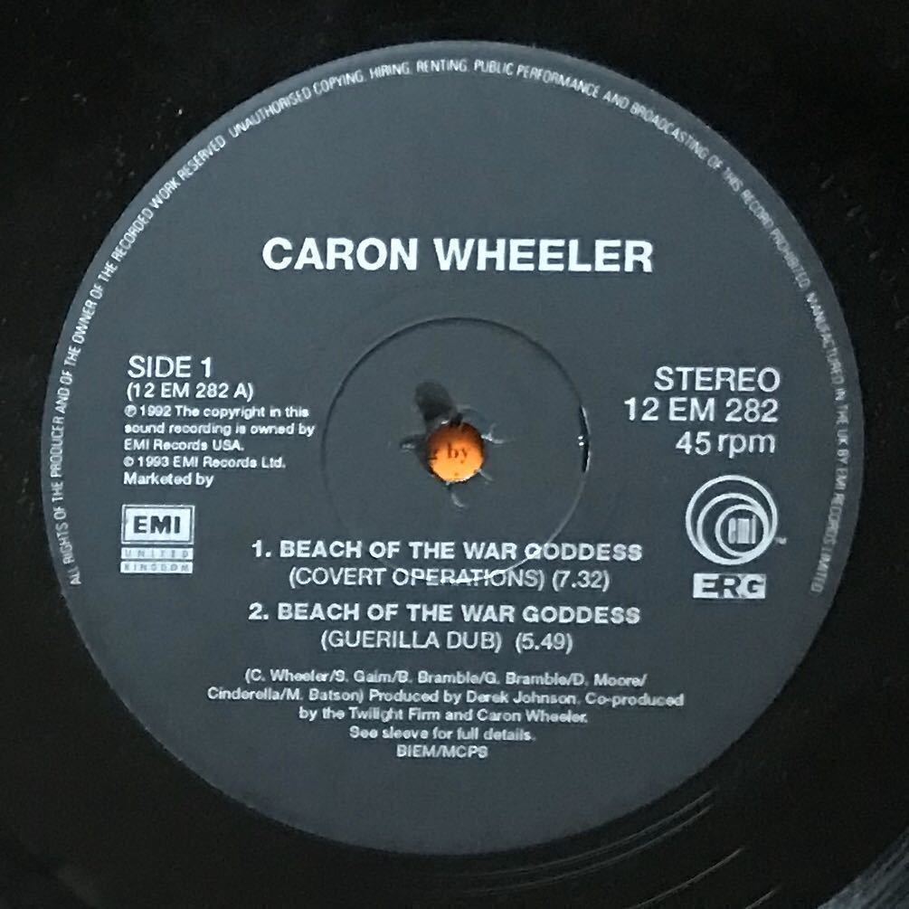 ●【r&b】Caron Wheeler / Beach Of The War Goddess _ i adore you［12inch］オリジナル盤《9595》