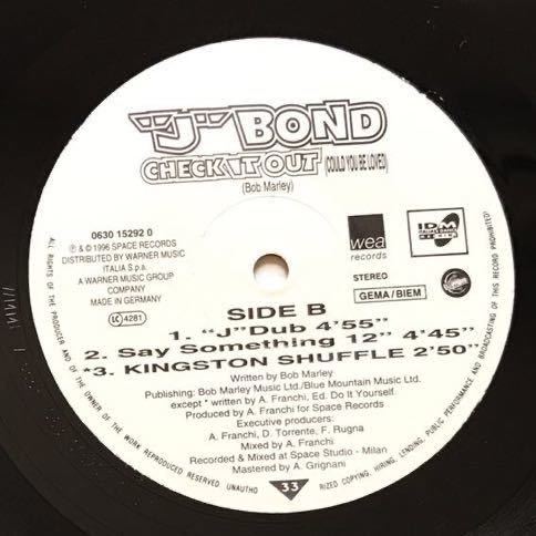 【reggae-pop】J Bond / Check It Out (Could You Be Loved)［12inch］オリジナル盤《4-1-71 9595》_画像4