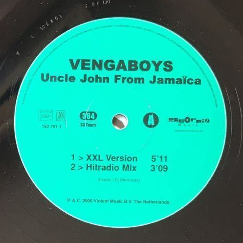 【reggae-pop】Vengaboys / Uncle John From Jamaica［12inch］オリジナル盤《4-1-67 9595》_画像3