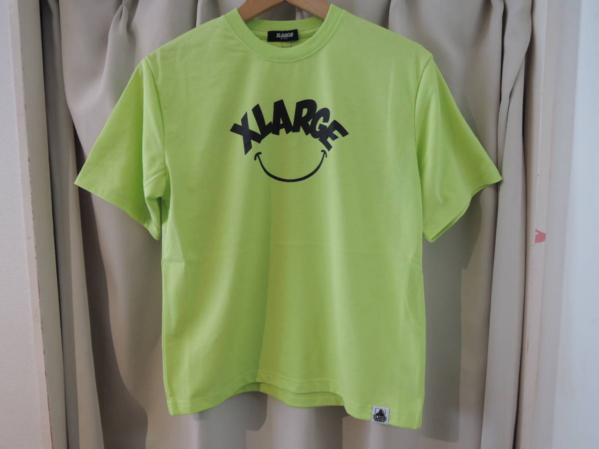 X-LARGE XLARGE XLarge Kids Smile Logo короткий рукав футболка скорость . желтый 140 Kids ZOZOTOWN полная распродажа новейший популярный товар стоимость доставки \\230~ снижение цены 