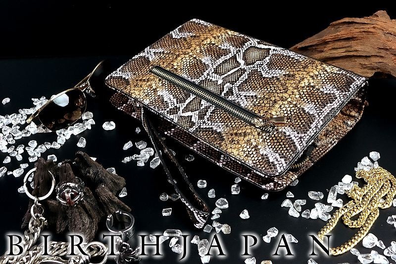 . leather PU second bag clutch bag bag 15016 tea Ora Ora series bad . bad . series yak The yan key choi bad choiwaru. hand 
