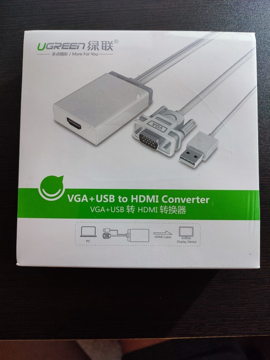 HDMI 変換アダプタ VGA to HDMI アダプタ