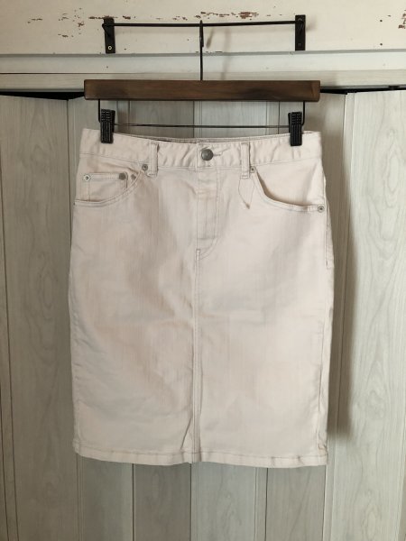 *relume/ Journal Standard / beige. knees height Denim skirt / not yet arrived goods *p5/1