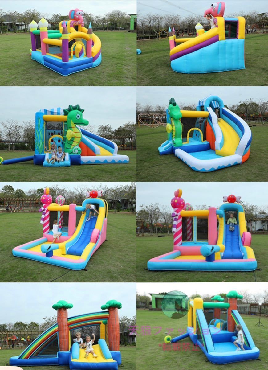  home use pool slipping pcs large playground equipment vinyl pool play center Jean pin g castle trampoline for children Water Slide water pistol 