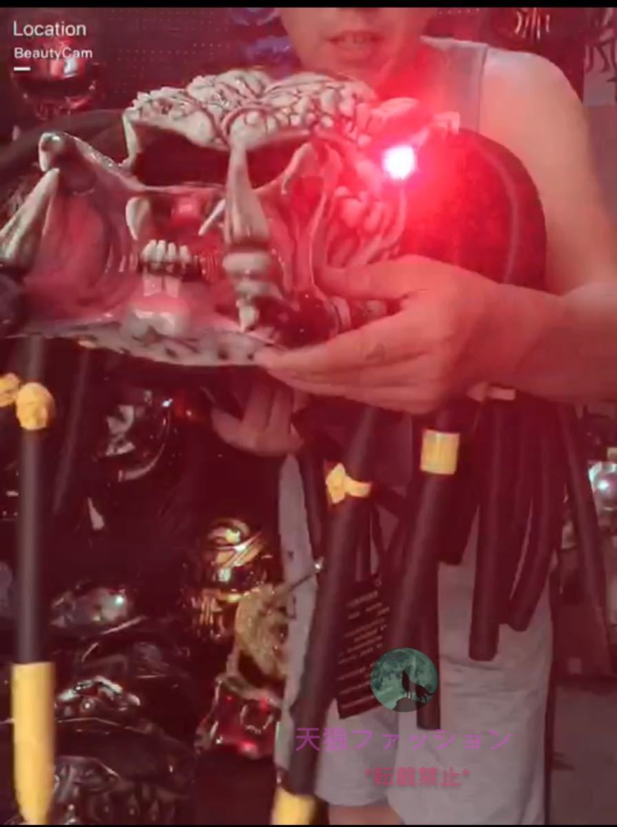 ★ 4代目Predator 牙 プレデターヘルメット ジェットヘルメット フルフェイスヘルメット バイクヘルメット オートバイヘルメット bluetooth_画像6
