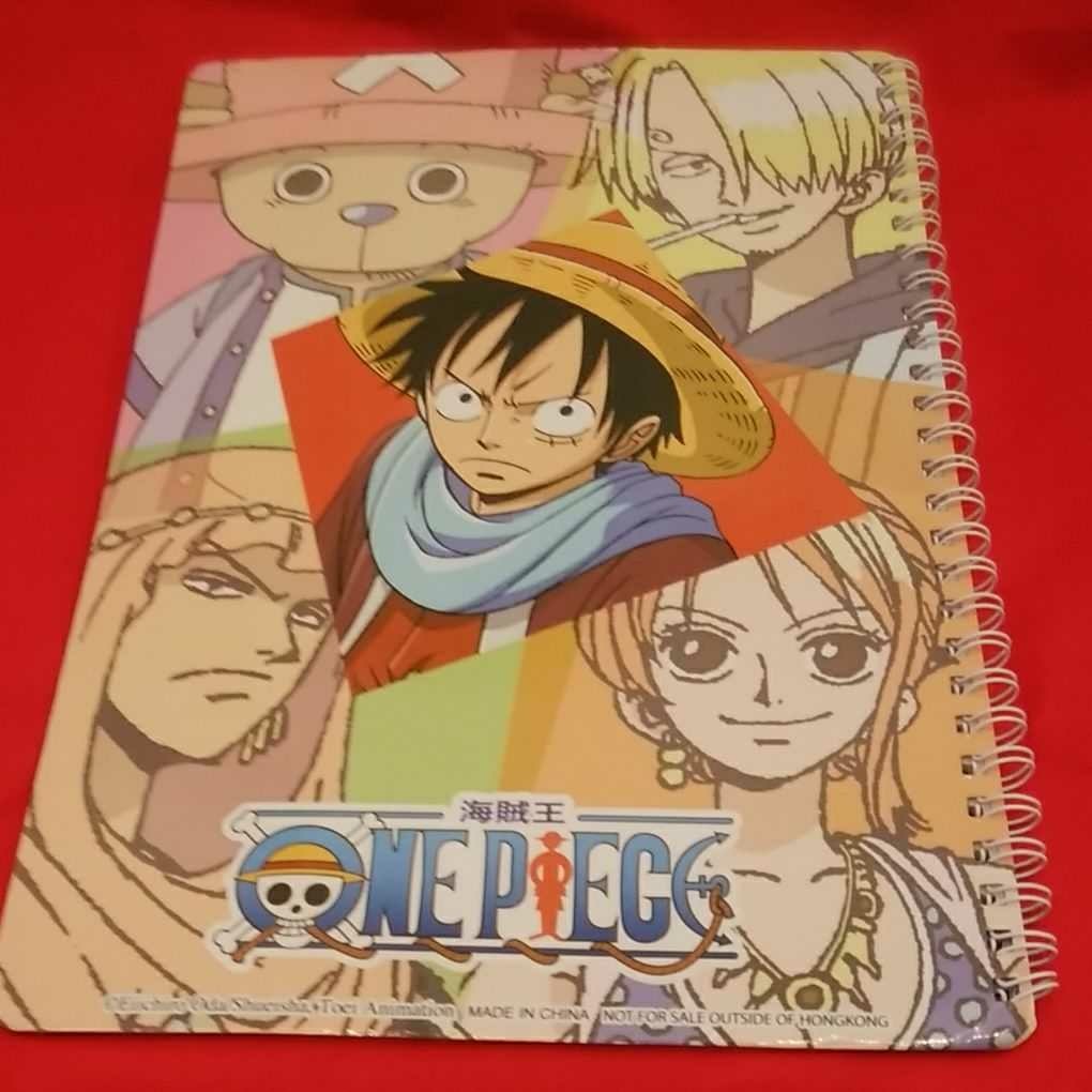 ONEPIECE　文具セット　最強ジャンプ9月号付録のセリフであそべるステッカーとスケジュールキャラシール（オマケ付き）