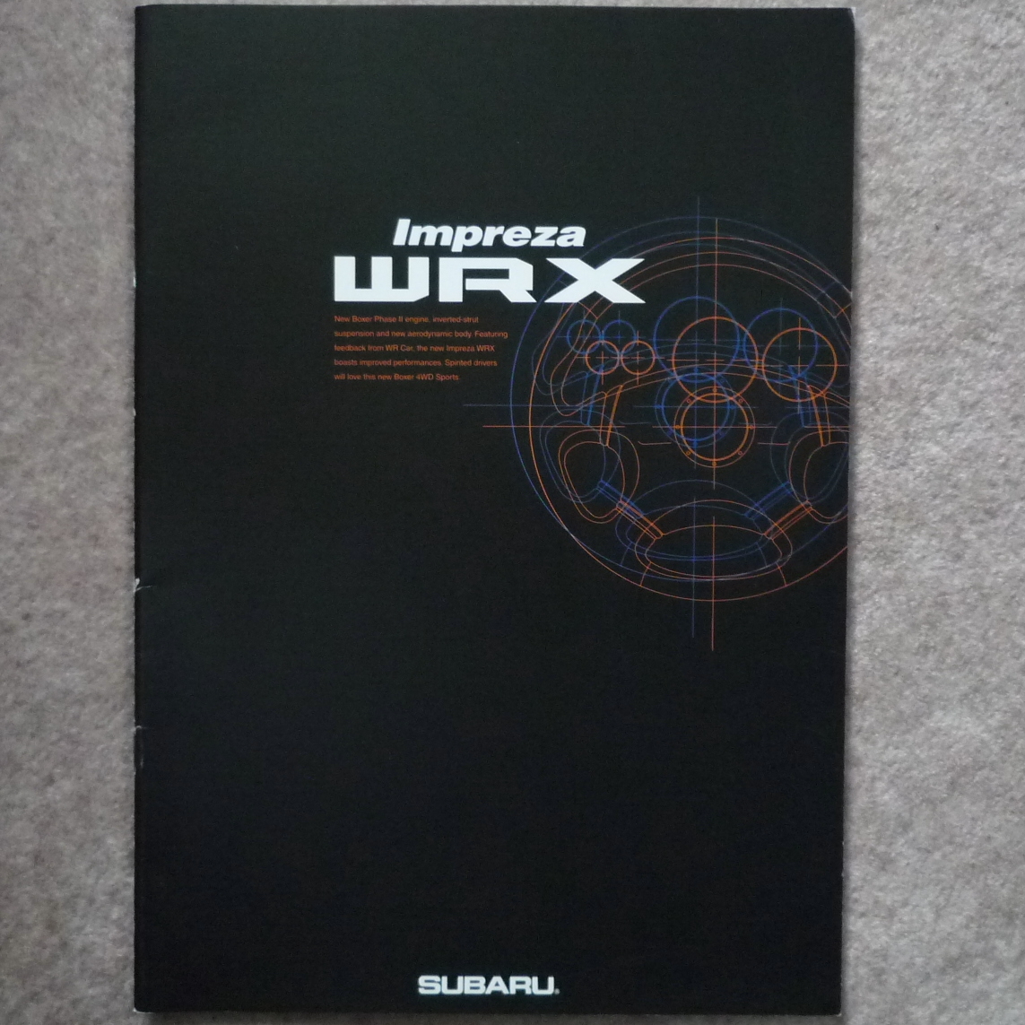 インプレッサ WRX カタログ STI version-Ⅴ type-R type-RA GC8 GF8 F型 ver.5 セダン ワゴン クーペ 1998年8月_画像1