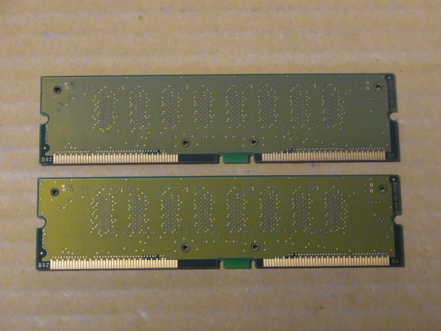 #IBM original /Samsung PC800-45-ECC 256M 2 pieces set / total 512M#(RM011)