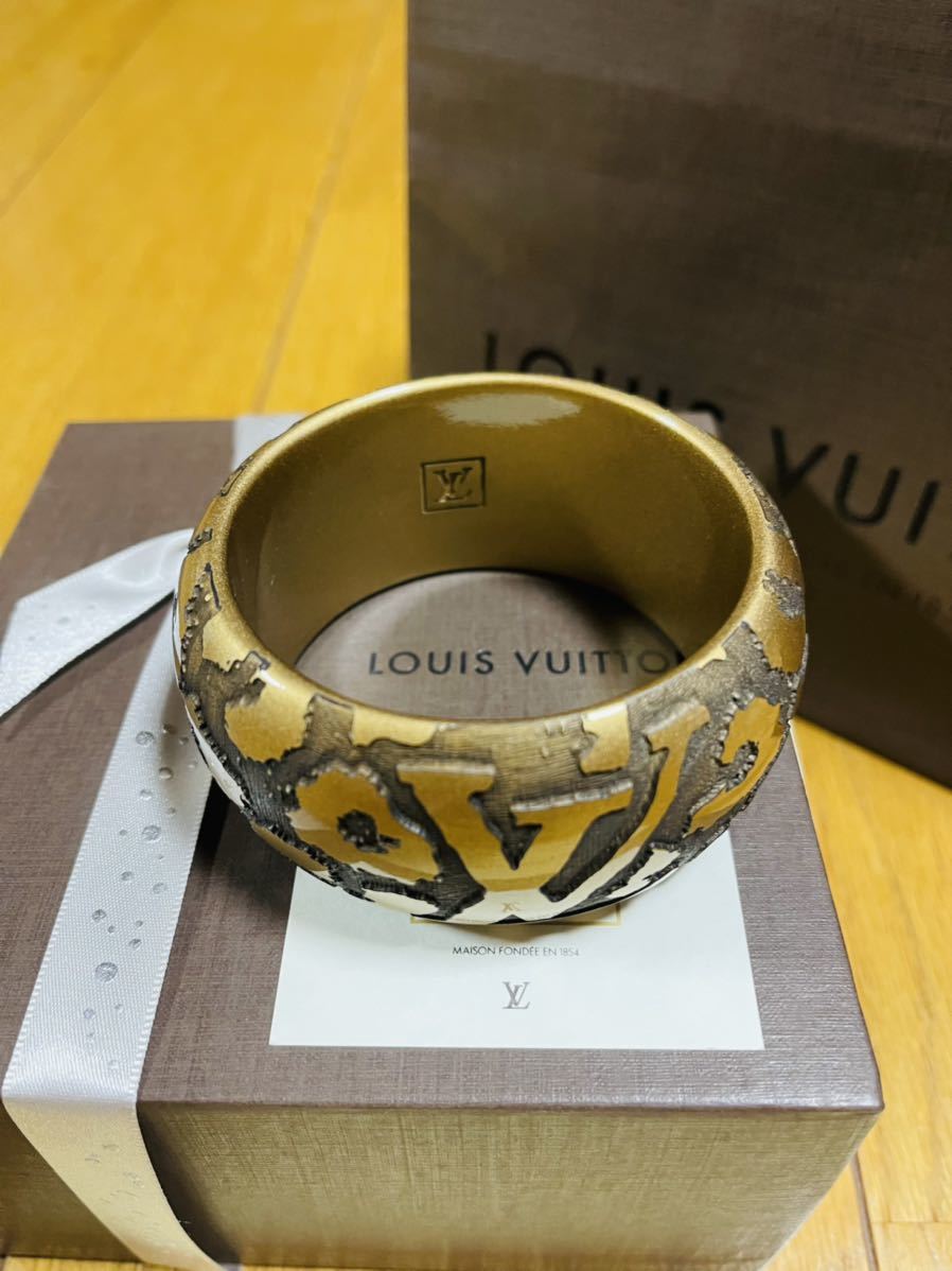 LOUISVUITTON Louis Vuitton латунь re Leo монограмма браслет M65929 леопардовый рисунок браслет подарок подлинный товар новый товар коробка, бумажный пакет имеется 