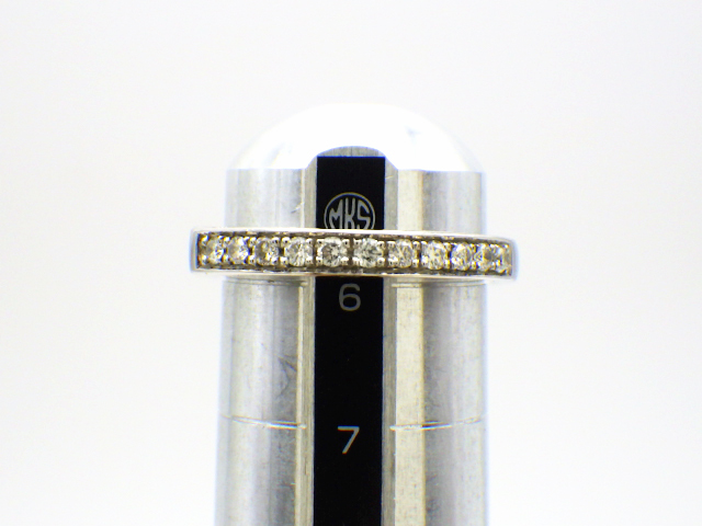 4℃ ヨンドシー ダイヤモンド リング #6 プラチナ 3.5g Pt995 ダイヤ13粒 指輪 アクセサリー ジュエリー_画像6