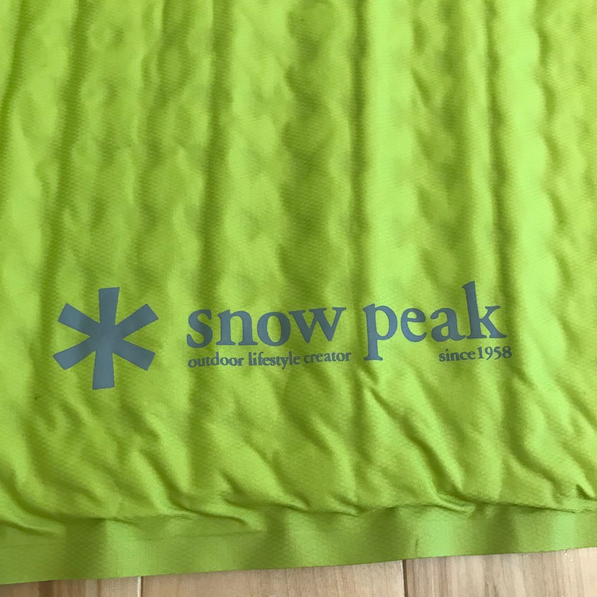 廃盤商品】snow peak インフレータブルマット マウンテンL-