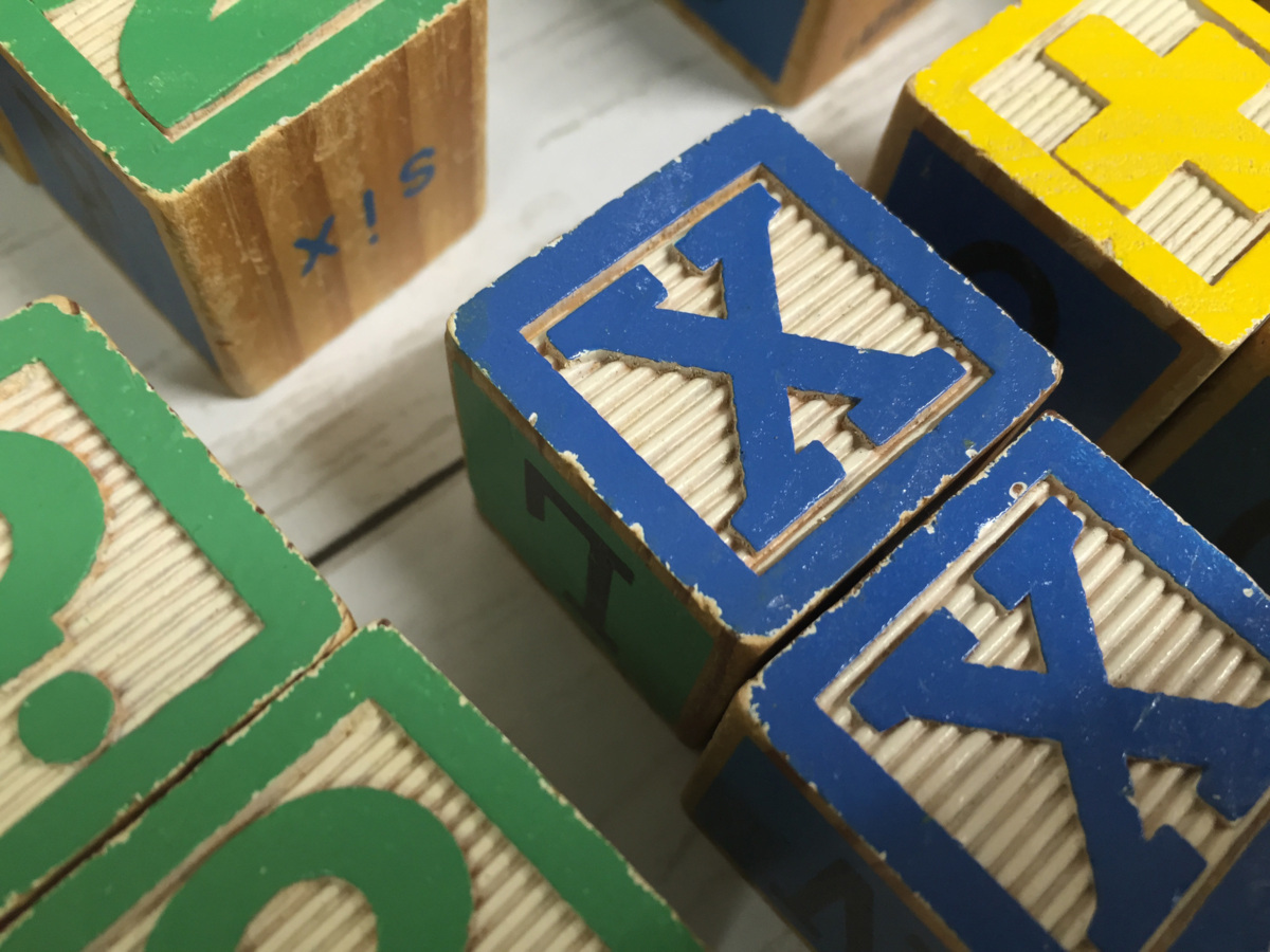 ■ アメリカ Schylling社製 ABCブロック 木製 ブロック 積み木 木のオモチャ 知育玩具 全40個_画像5